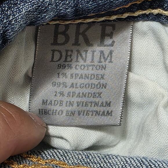 BKE Women's "Carter" Straight Jeans - Distressed Denim - Size 30S - Picture 5 of 8